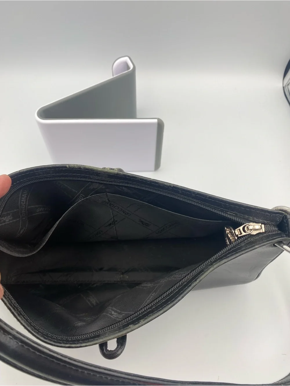 Alexander McQueen Black Leather Eyewear Case